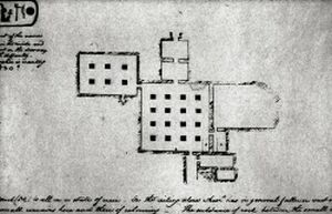 Burtons Skizze von KV 5