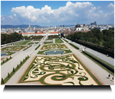 Blick auf unteres Belvedere