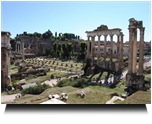 Blick aufs Forum Romanum vom Kapitol