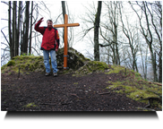 Rudolf und Gipfelkreuz Staffspitze