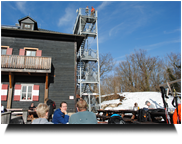 Peilsteinhaus mit Warte